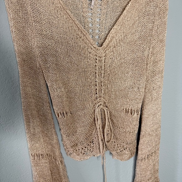 Free People Zinnia ruched open-knit top - Picture 4 of 7